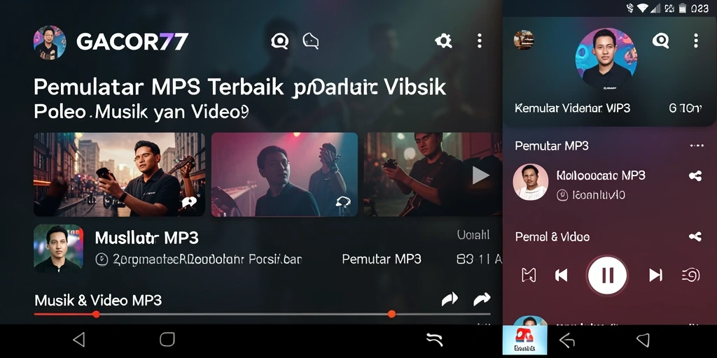 Antarmuka user-friendly GACOR77 untuk Pemutar MP3.