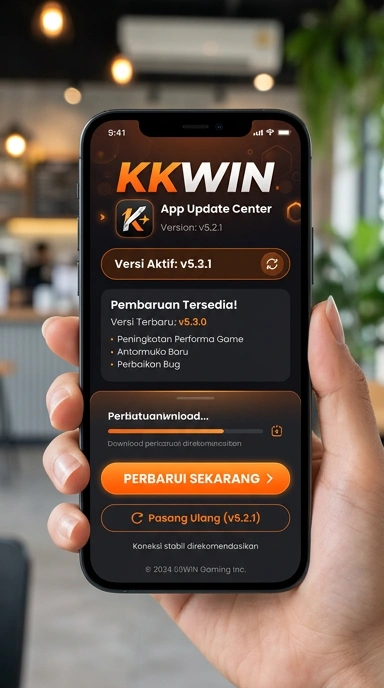 Tampilan riwayat versi kkwin